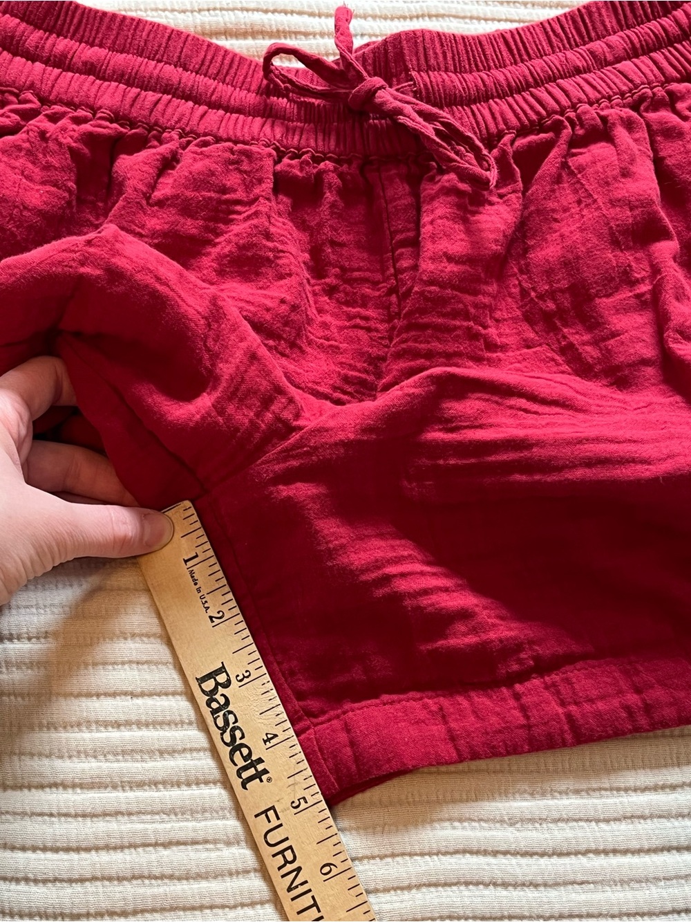 Pact Organic Coastal Double Gauze Curved Hem Short - Picture 9 of 9